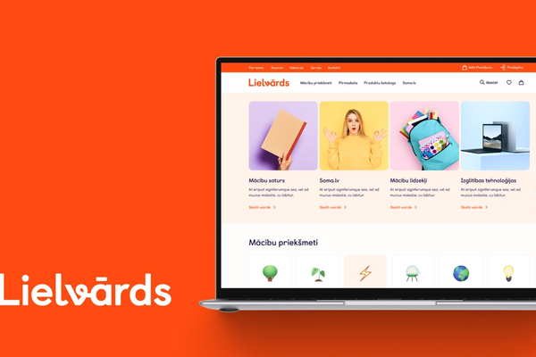 lielvards.lv dizaina izstrāde - UX/UI Web Design