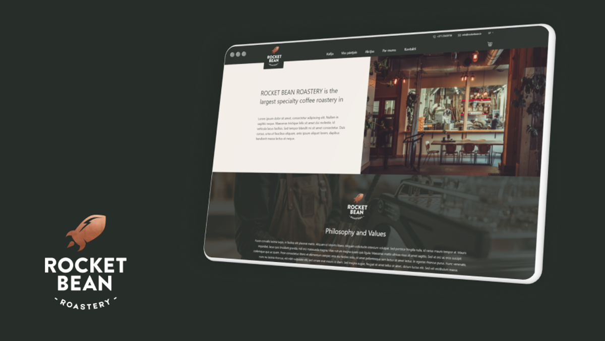 Rocket Bean Roastery - E-commerce Development