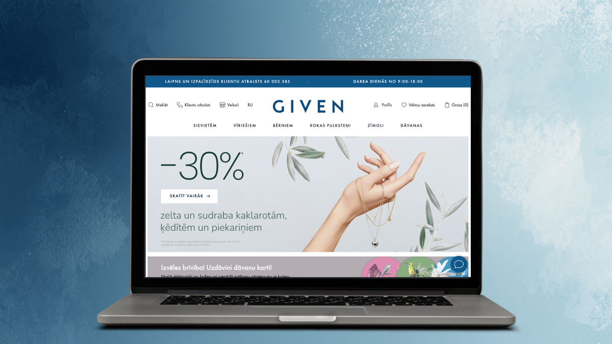 Given - E-commerce Development