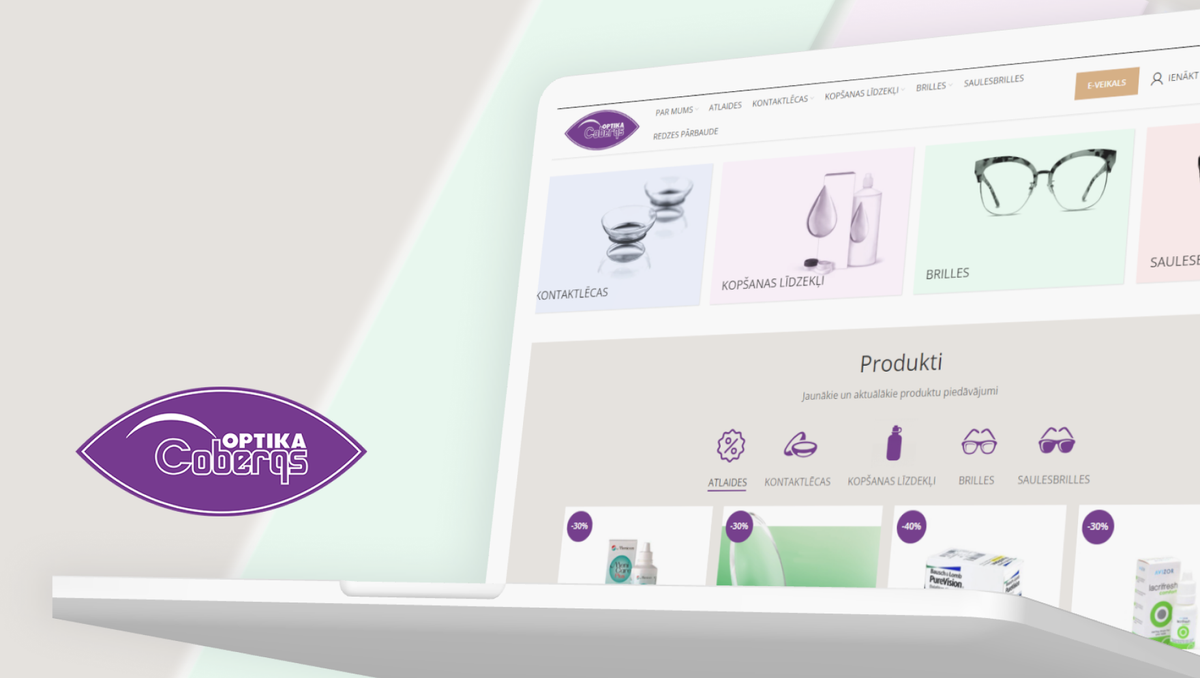 cobergs.lv - E-commerce Development