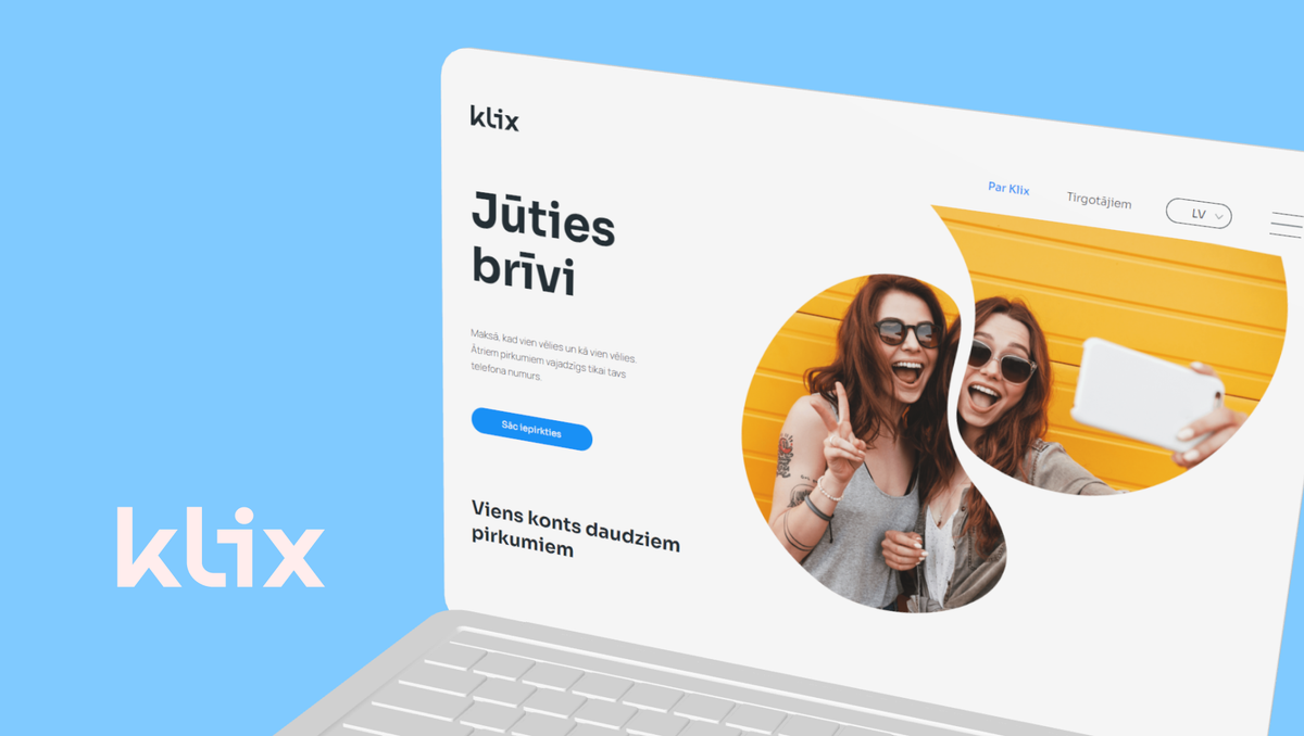 Klix Mājaslapa - Website Development