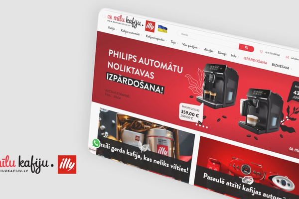 esmilukafiju.lv - E-commerce Development