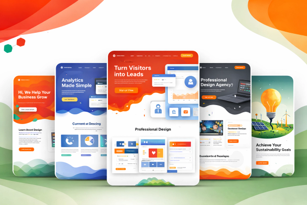 Landing page development