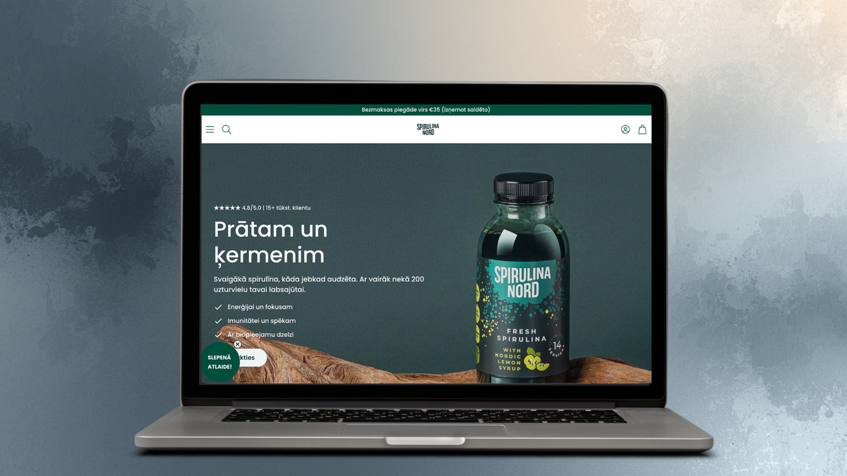 spirulinanord.eu - E-commerce Development