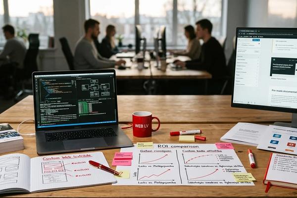 Pielāgota web izstrāde vs standarta risinājumi: Kā izvēlēties pareizi