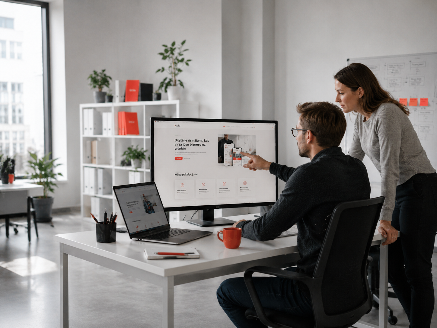 iConcept developers working at the Riga office
