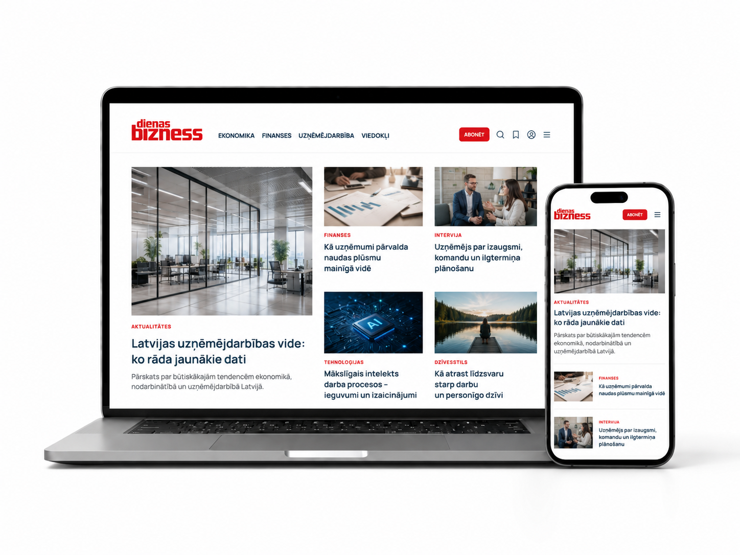 Diena mediju platforma - Klientu kabineti un portāli