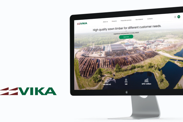 vikawood.lv - Website Development