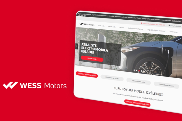 toyota.wess.lv - Website Development