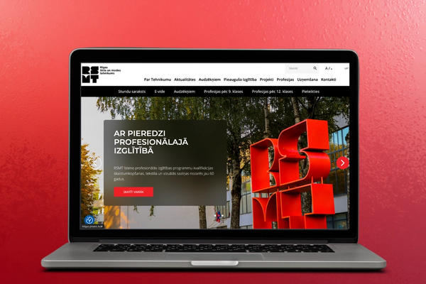RSMT pieteikšanās - Website Development