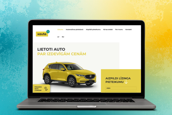 kauto.lv - Website Development