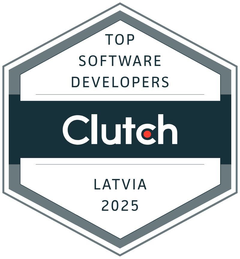 Top Software Developers in Latvia 2025 Clutch Award Badge 