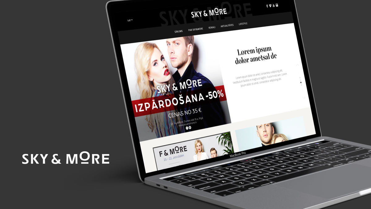 skyandmore.lv - E-commerce Development