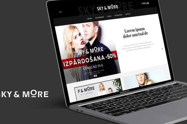 skyandmore.lv - E-commerce Development
