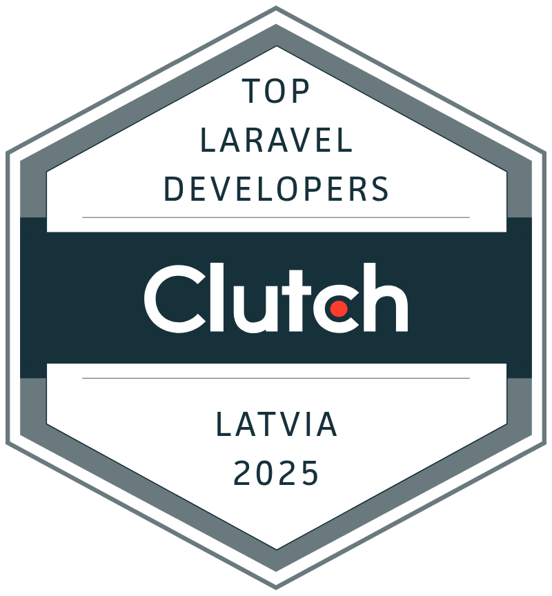 Top Laravel Developers in Latvia 2025 Clutch Award Badge