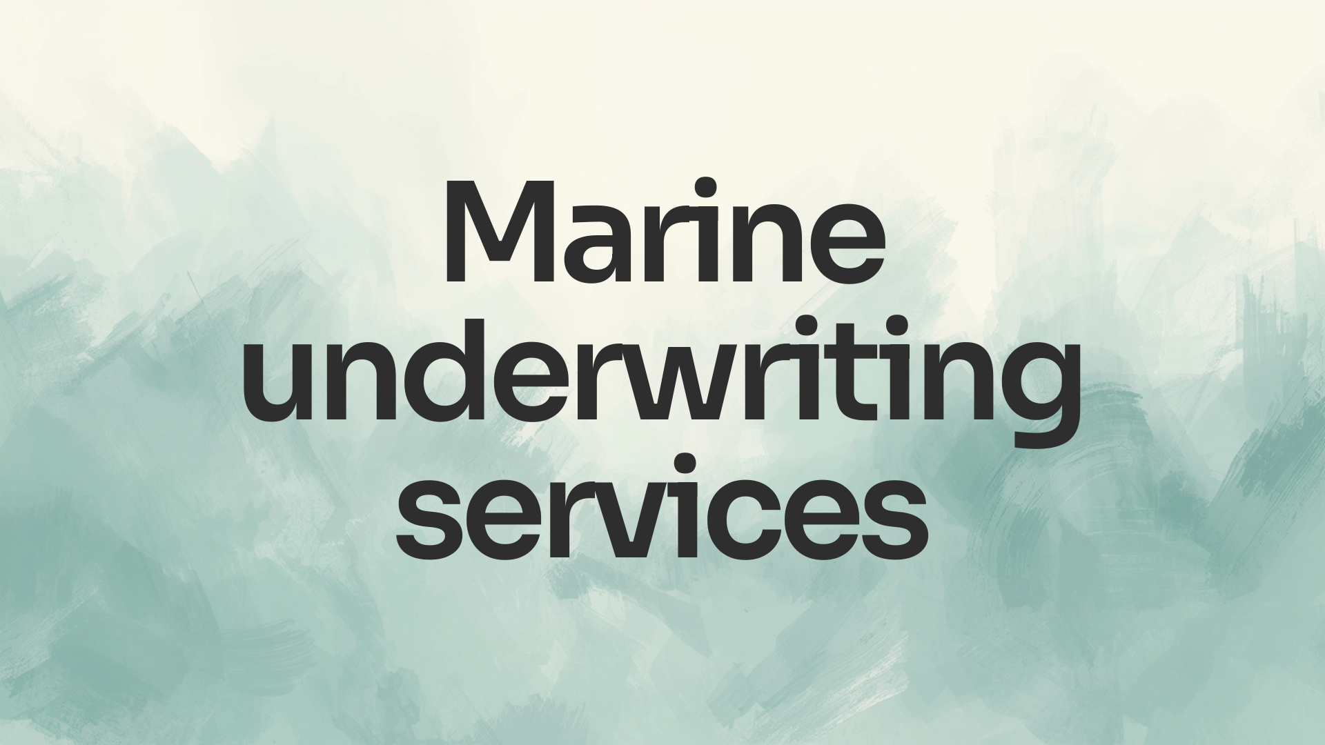 Marine underwriting services - ERP System Development
