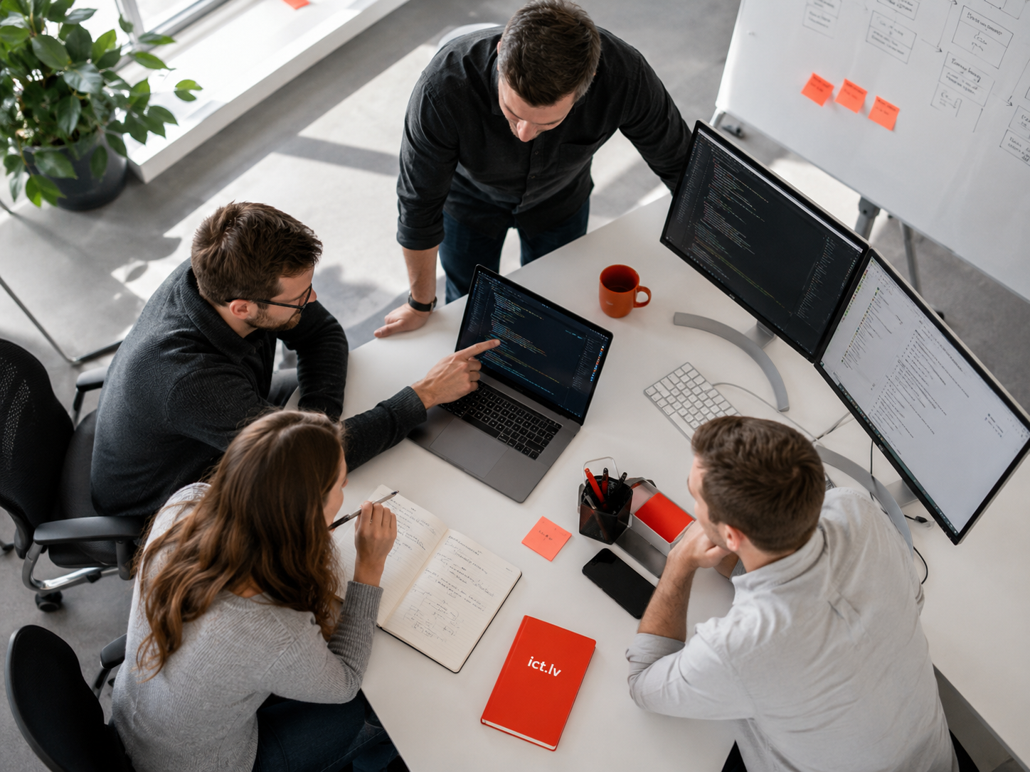 iConcept development team working at the Riga office