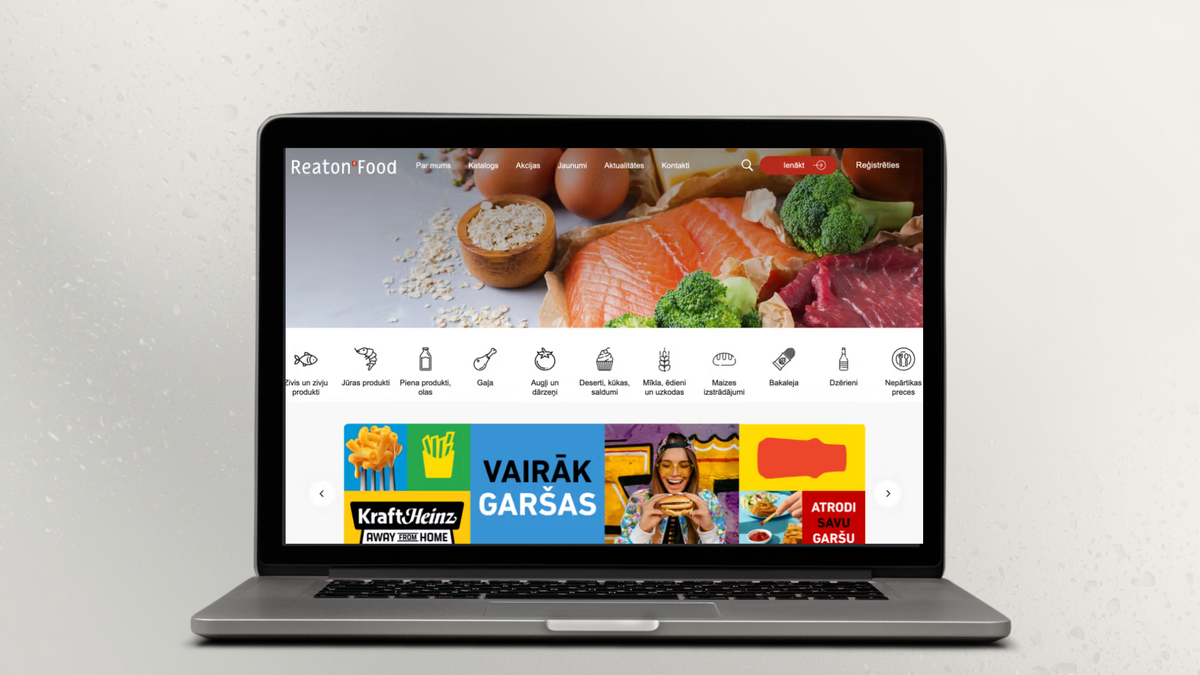 Reaton Food Platform - E-commerce Development