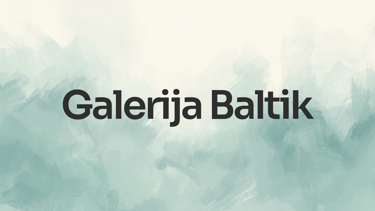 Galerija Baltik - E-commerce Development