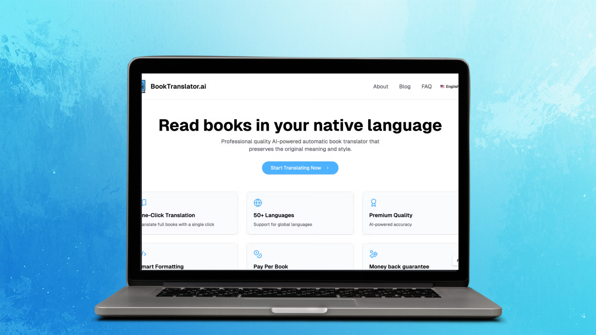 Book Translator AI - Website Development