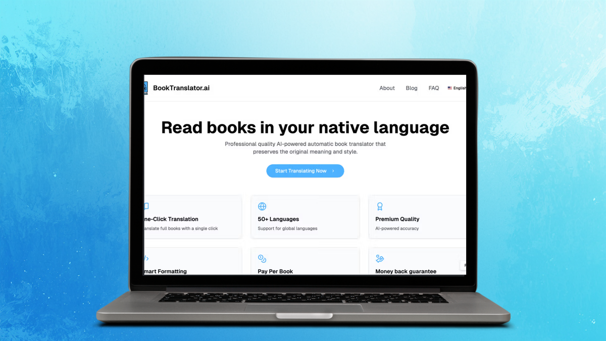 Book Translator AI - Website Development