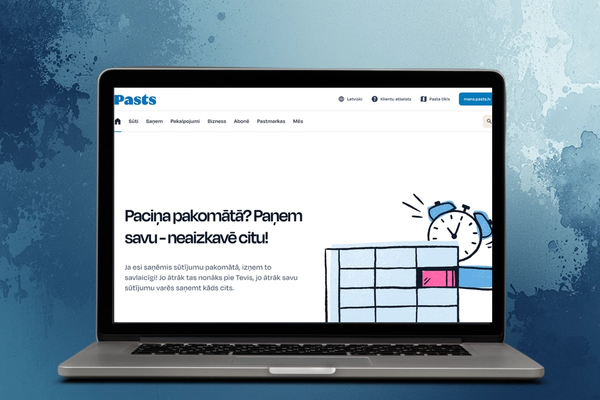 Latvijas Pasts Intranet - UX/UI Web Design