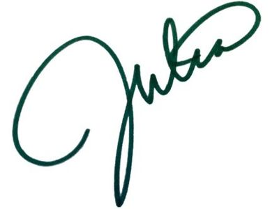 Julia Frisbie signature