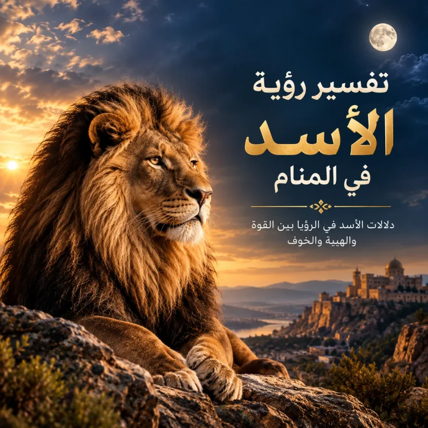 دلالات الأسد في الرؤيا بين القوة والهيبة والخوف