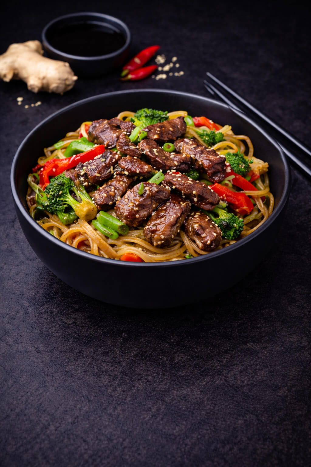 С ГОВЯДИНОЙ И ОВОЩАМИ