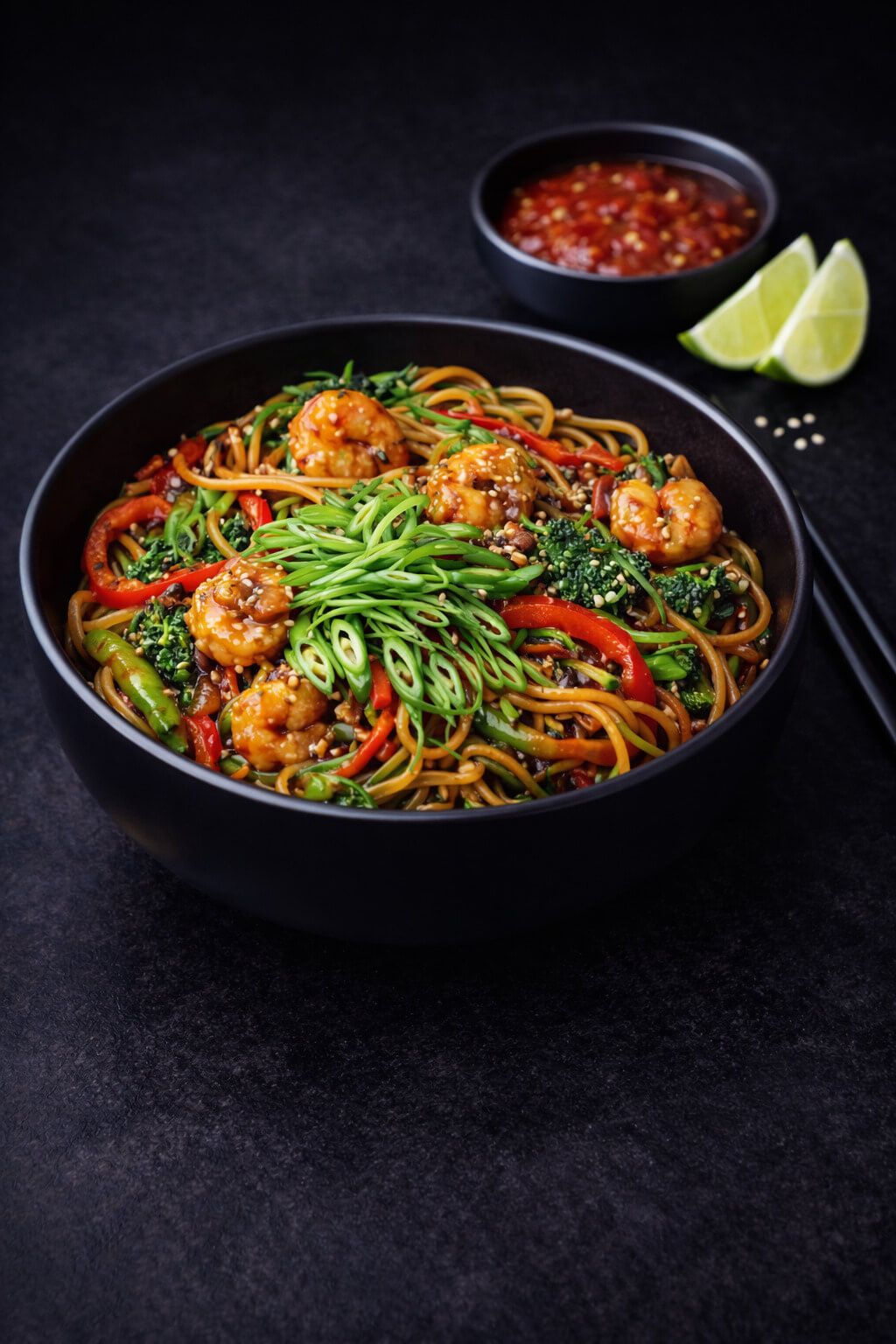 С КРЕВЕТКОЙ И ОВОЩАМИ