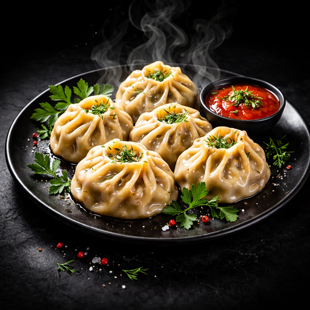 Манты с мясом