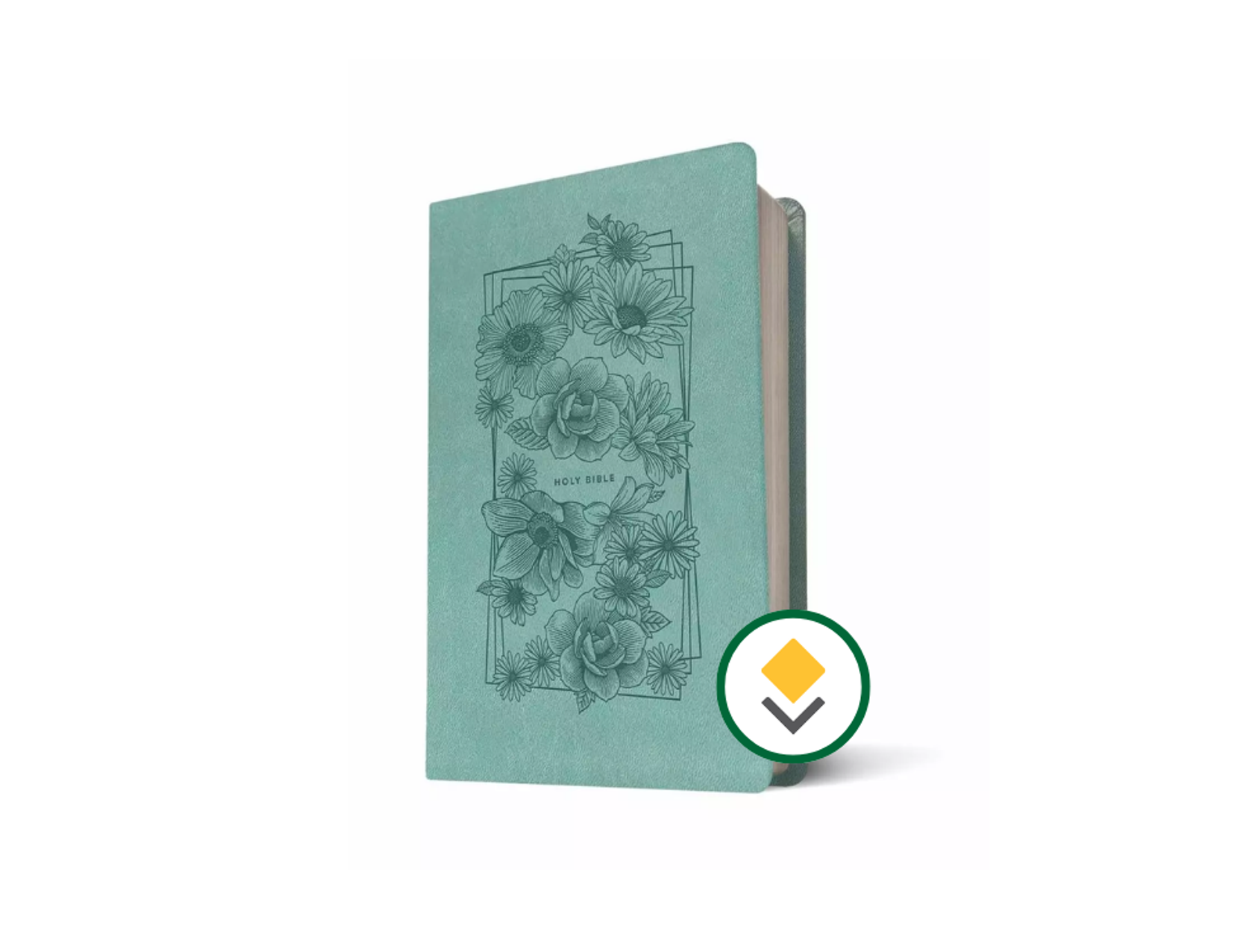 NLT Filament Bible, Teal, Imitation Leather, Premium Value, Thinline, Print + Digital Bible, App Content, Study Material, Devotional Material