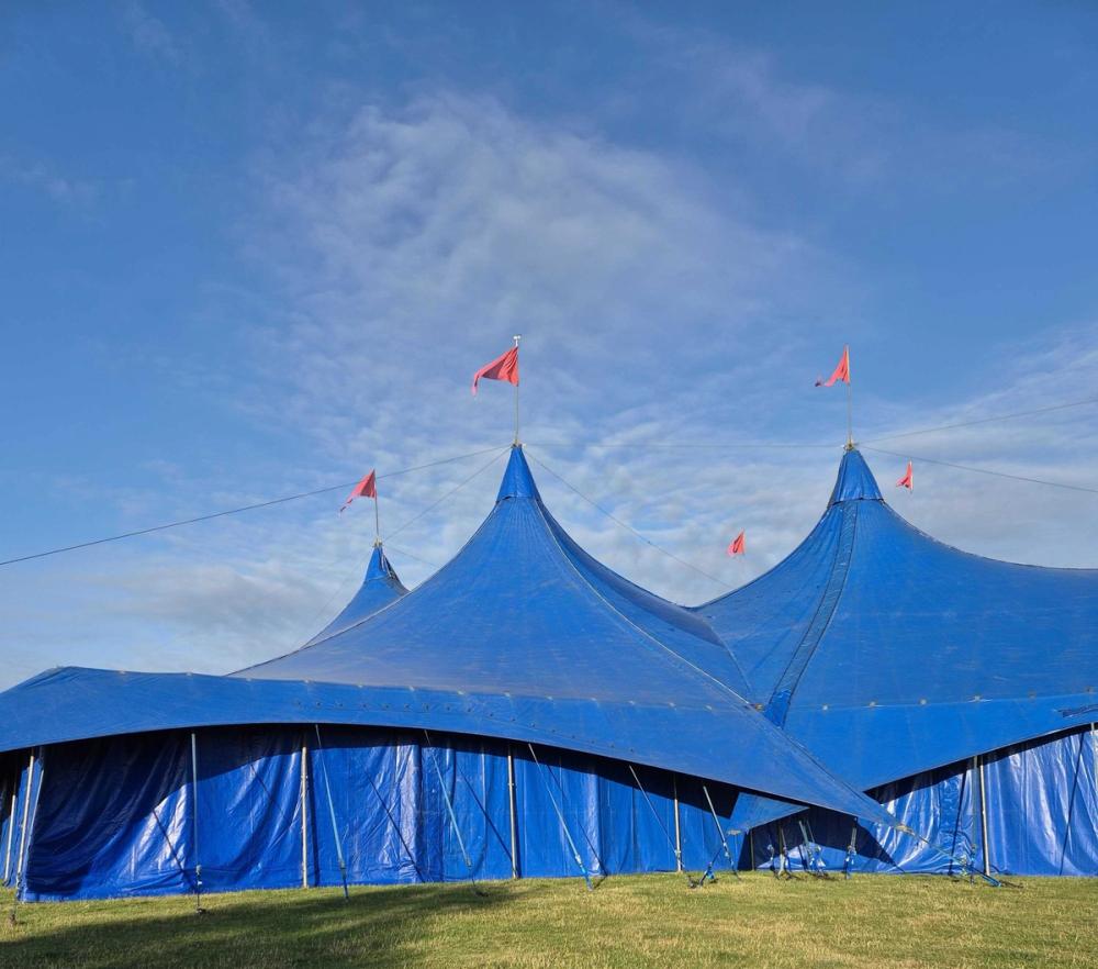 Blue sky and the Big Top