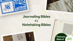 Journaling Bibles vs Notetaking Bibles: What's the Difference?