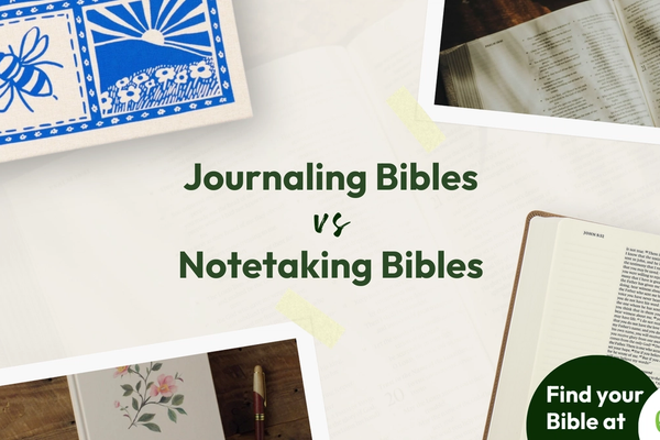 Journaling Bibles vs Notetaking Bibles: What's the Difference?