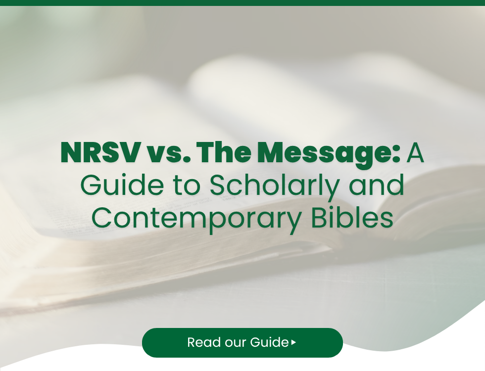 NRSV vs. The Message: A Guide to Scholarly and Contemporary Bibles