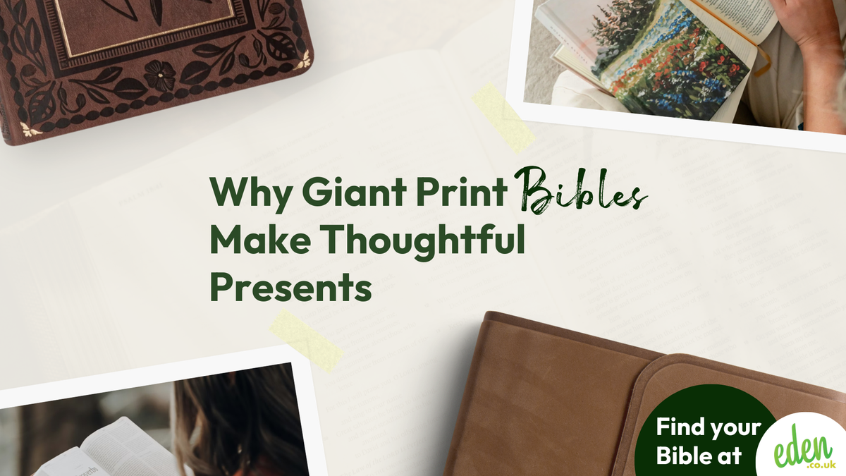 Why Giant Print Bibles Make Thoughtful Presents