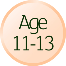 Age 11 to 13
