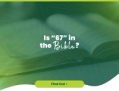 Is 67 in the Bible?