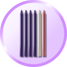 Church Advent Candle Sets