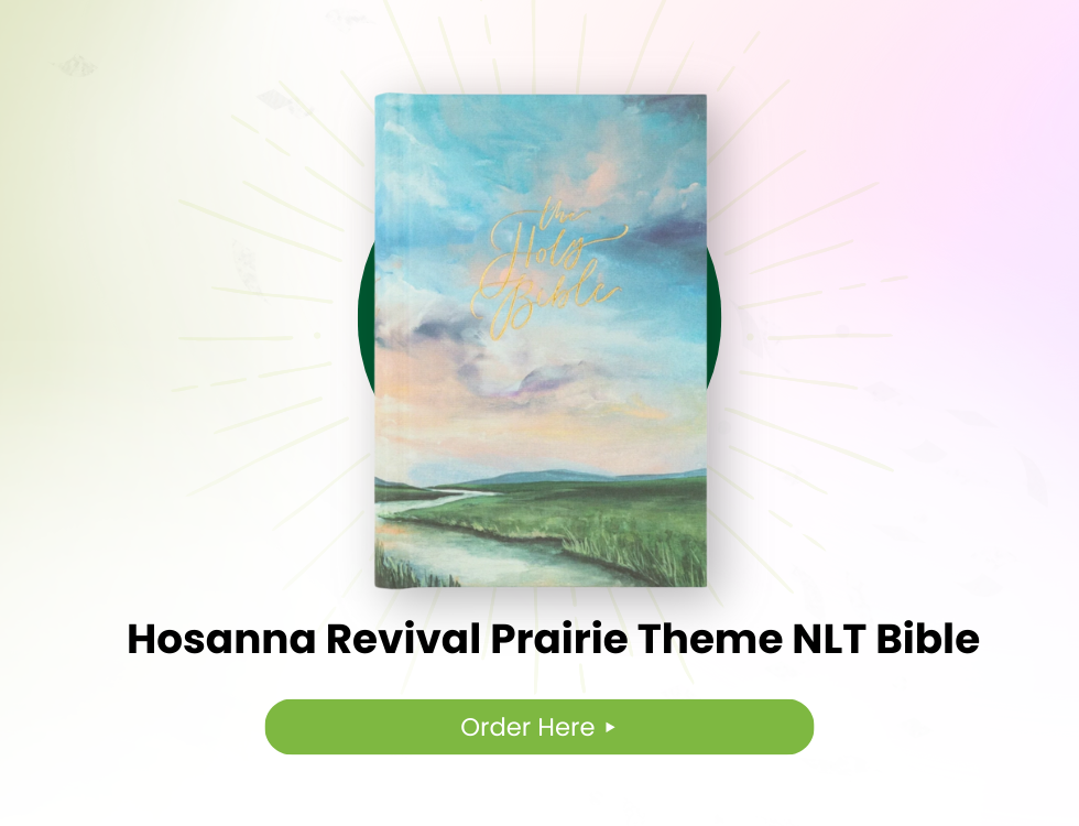The Best Compact Bible of the Year - Hosanna Revival Prairie Theme NLT Bible