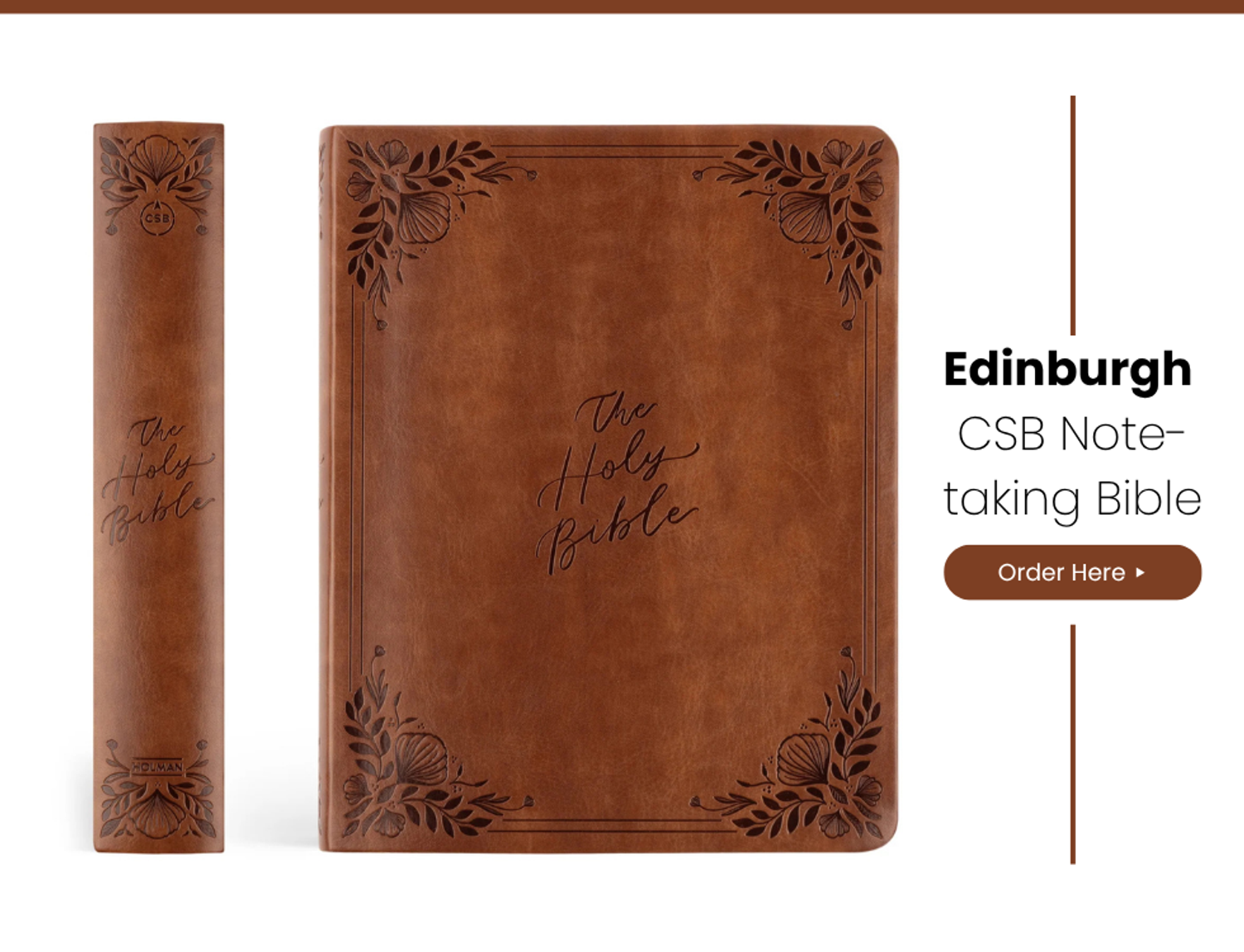 CSB Notetaking Bible: Edinburgh Theme from the Hosanna Revival Winter Collection 2025