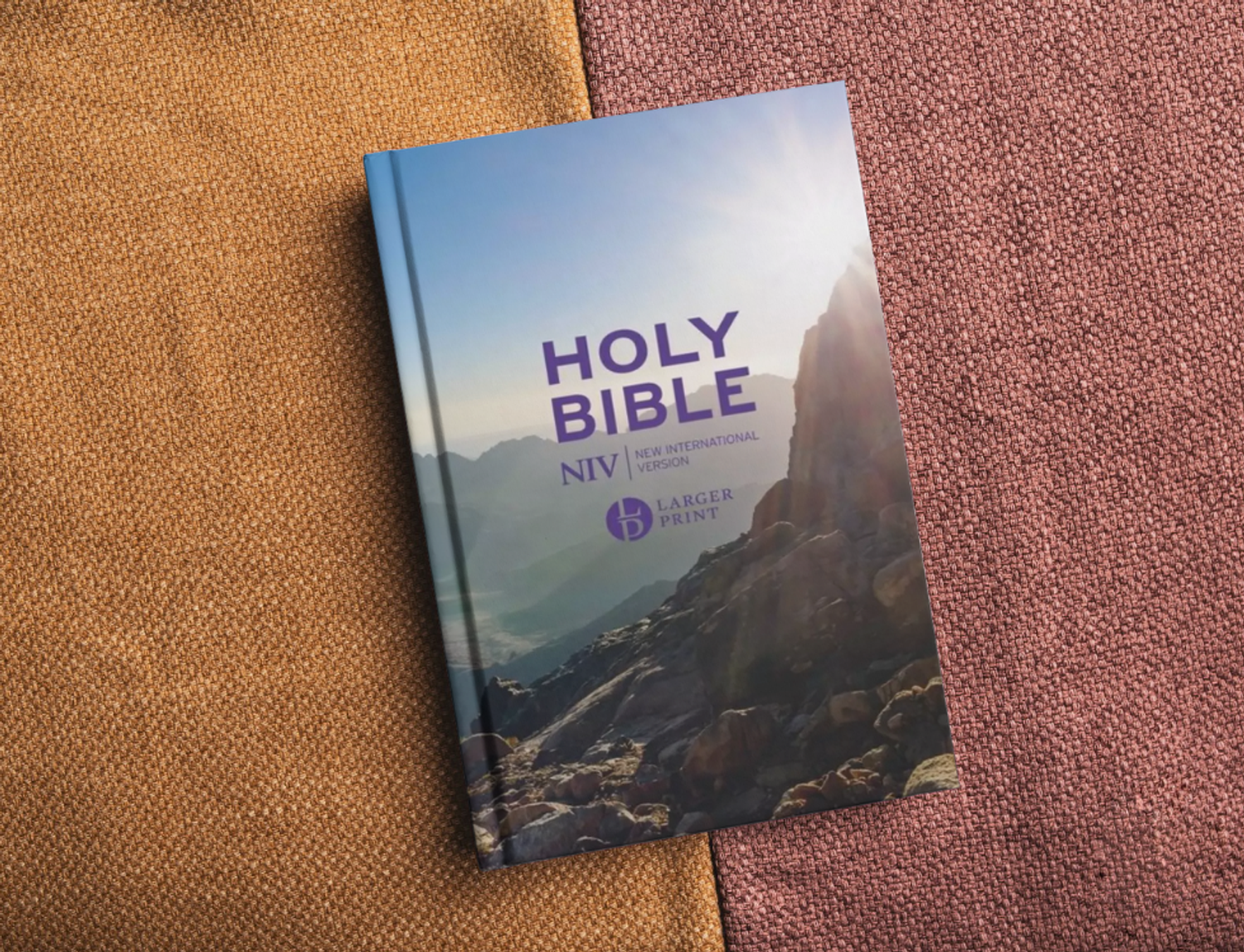 NIV Larger Print Hardback Bible UK Spelling