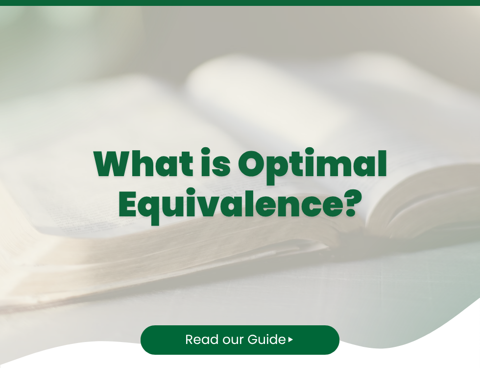 What is Optimal Equivalence? A New Kind of Bible Translation