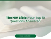 The NIV Bible: Your Top 10 Questions Answered