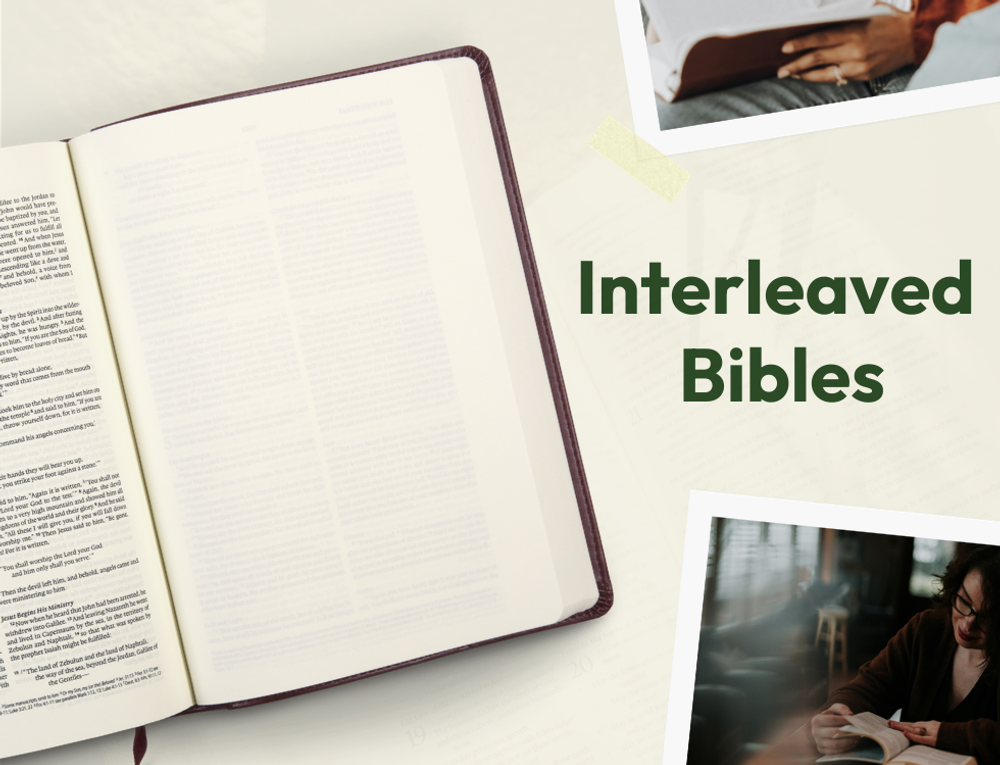 What are interleaved Bibles?