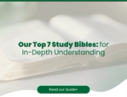 Our Top 7 Study Bibles for In-Depth Understanding (2026 Guide)