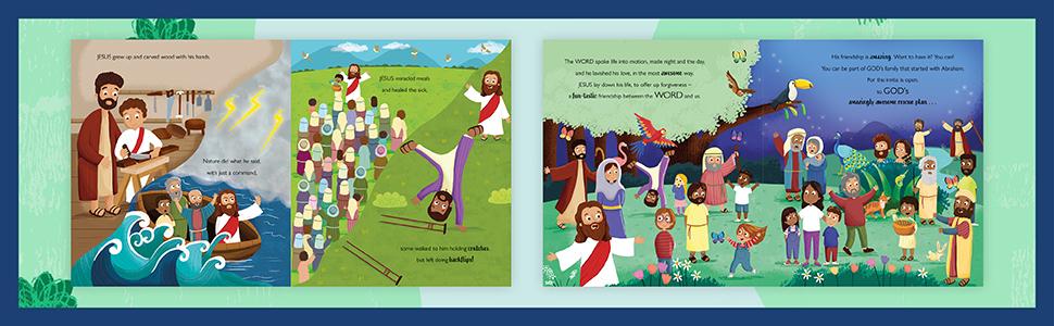 The Story of God's Amazingly Awesome Rescue Plan by Dai Woolridge, illustrated by Angelika Scudamore