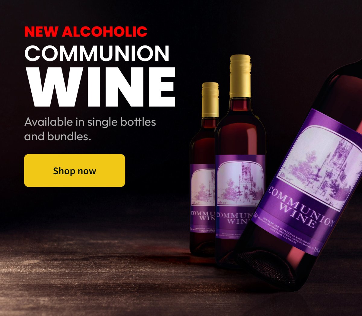 New Alcoholic Communion Wine 