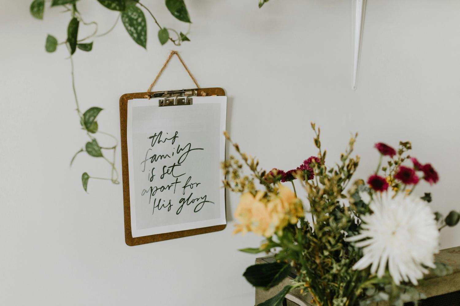 an example of stylish christian homeware